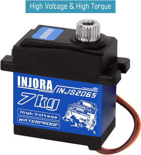 INJORA 7KG servo compatible with TRX4M Defender, Bronco, F150 upgrades