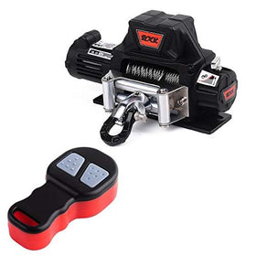INJORA metal winch on a RC crawler for precise scale towing