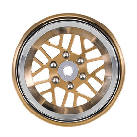 INJORA ModuWheel CNC machined finish reveals high-precision engineering.