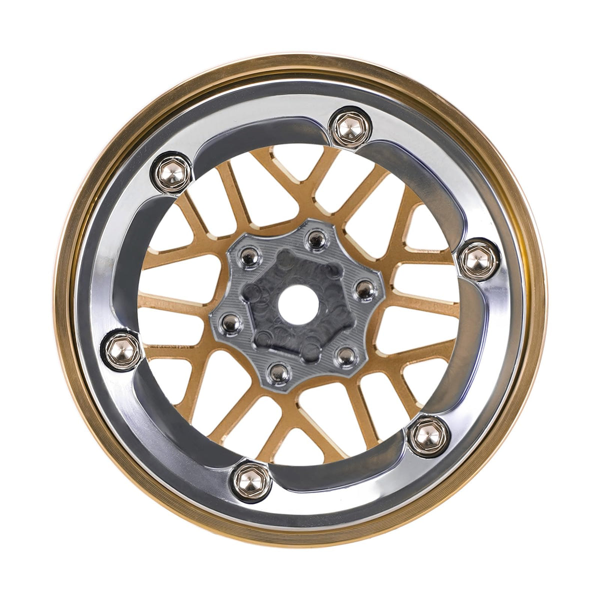 INJORA ModuWheel negative offset 4.05mm increases track width for better handling.