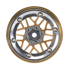 INJORA ModuWheel negative offset 4.05mm increases track width for better handling.