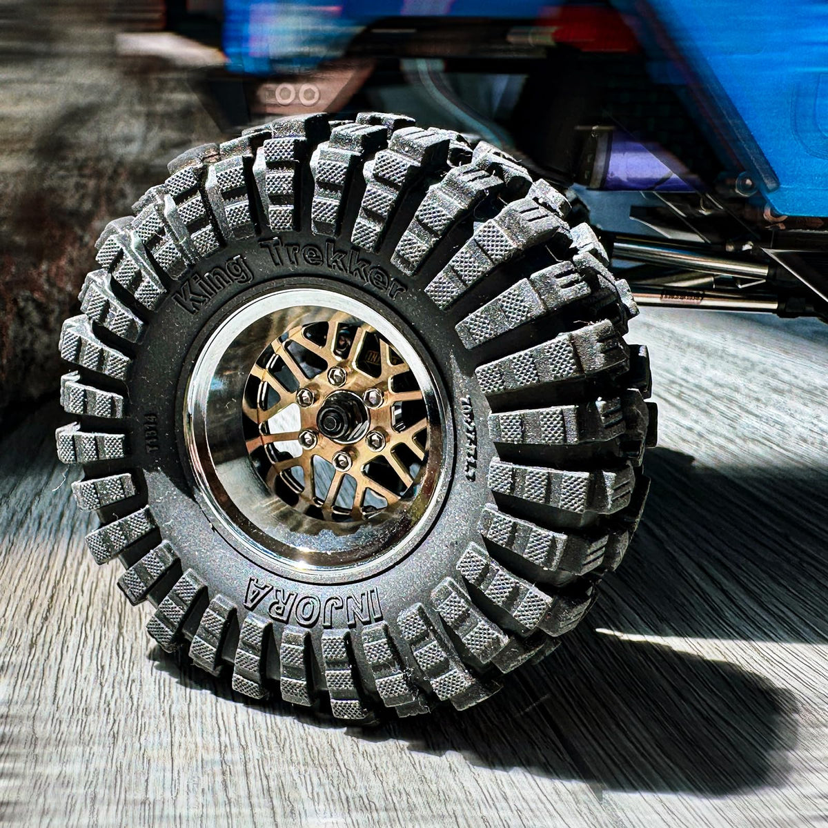 INJORA ModuWheel packaging and installation guide helps TRX4M/SCX24 upgrades.
