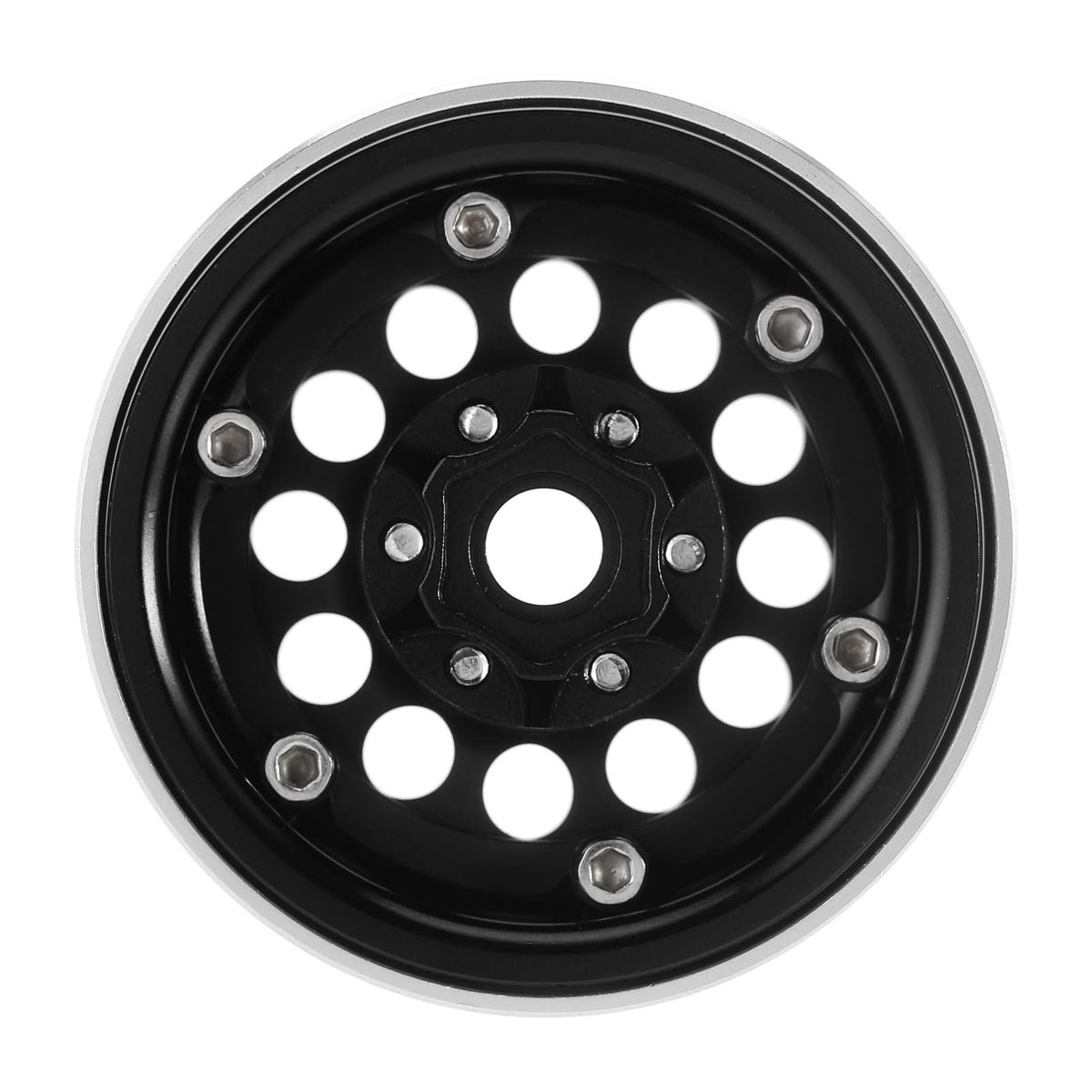 INJORA negative offset 10mm widens wheel spacing for improved stability.
