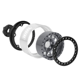 INJORA offset -10.4mm widens wheel spacing for stability.