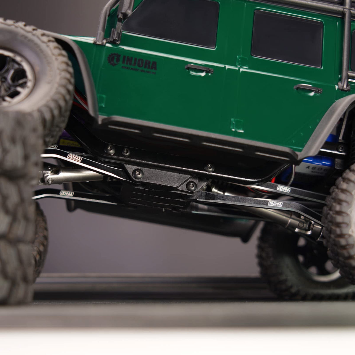 Premium CNC parts kit for 1/18 crawler upgrades and durability.