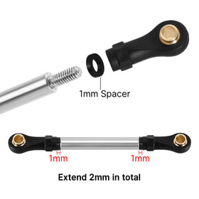 INJORA plastic rod ends flexibility and resilience on challenging trails