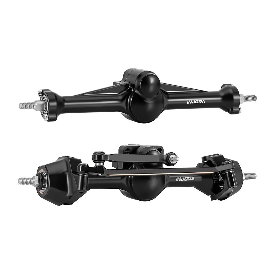 INJORA plus3mm planet axles front axle assembly improves steering stability.