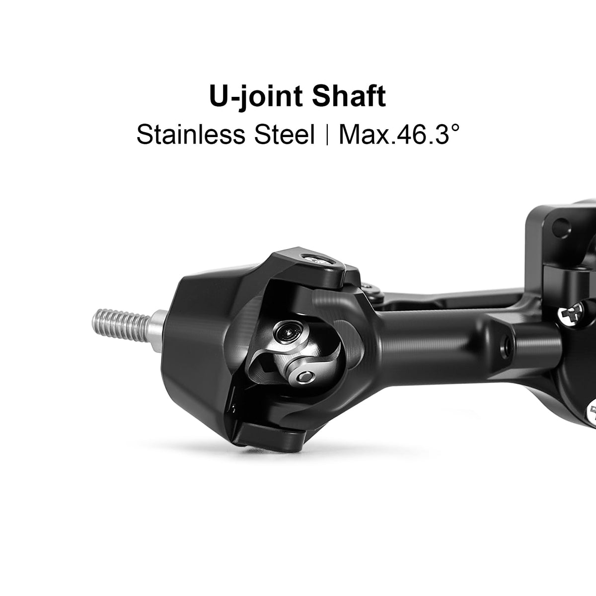 INJORA plus3mm planet axles integrated housing delivers clean, scale-accurate appearance.