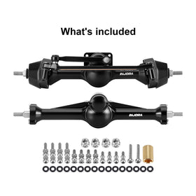 INJORA plus3mm planet axles rear axle assembly boosts climbing traction.