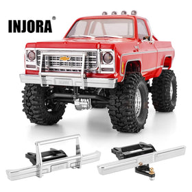 INJORA bumper set boosts rugged aesthetics and practical protection for 1/18 crawlers.