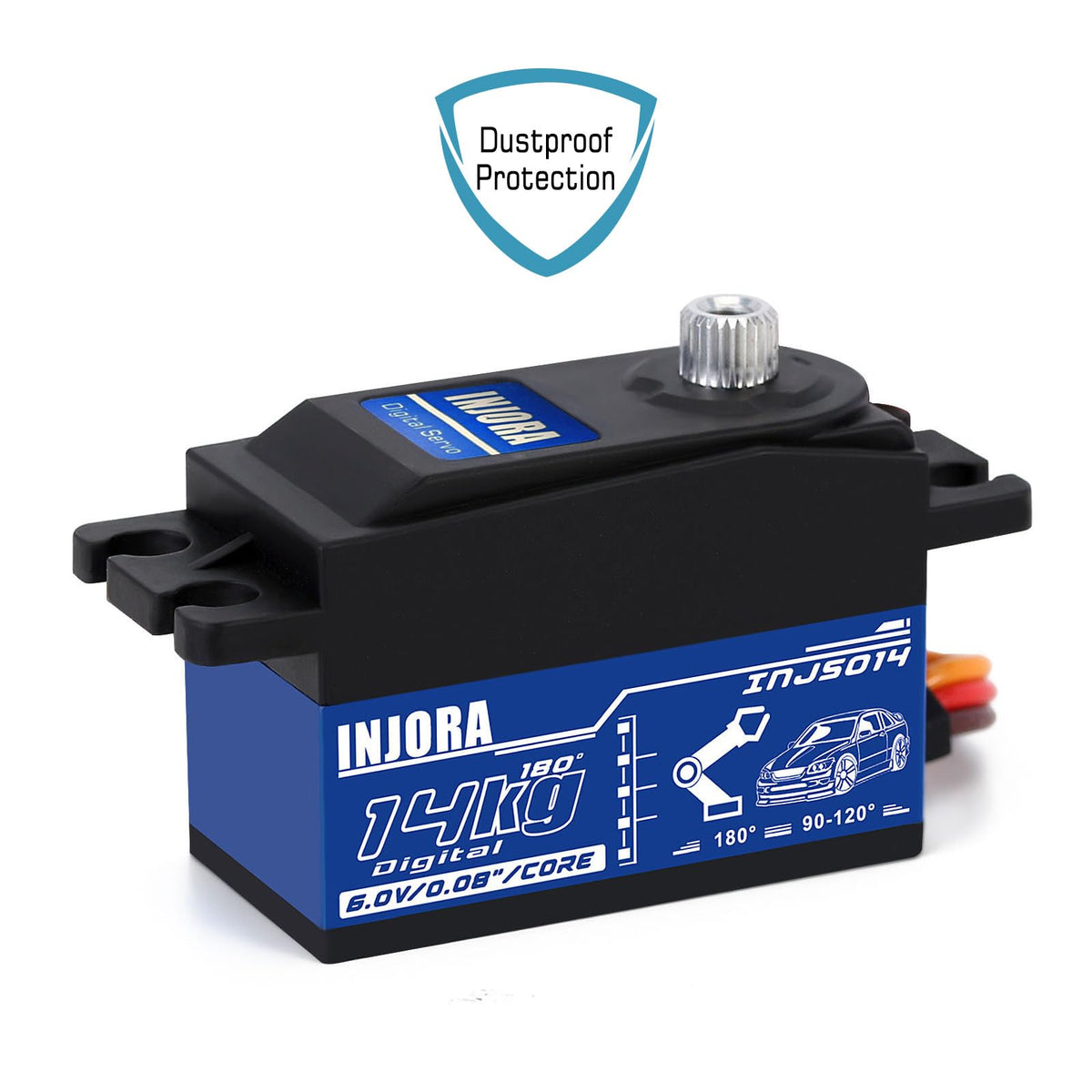 Note: not suitable as dig/shift servo for RC crawler configurations