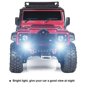 INJORA bumper with black finish for a clean, durable look on rugged trails