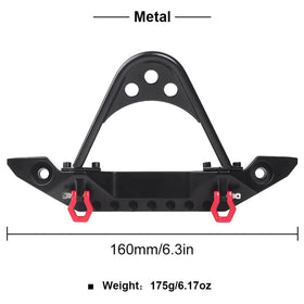 INJORA bumper with integrated LED lights enhances night visibility and adds functional flair