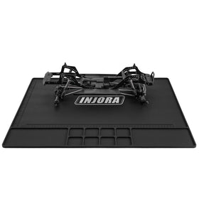 INJORA RC Silicone Pit Mat is heat resistant for short high-heat tasks.