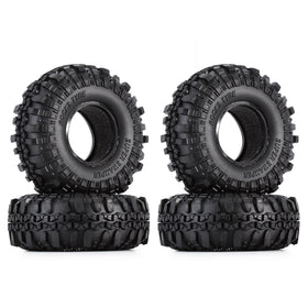 INJORA RC Tires 19-inch close-up shows aggressive tread for rugged off-road grip.