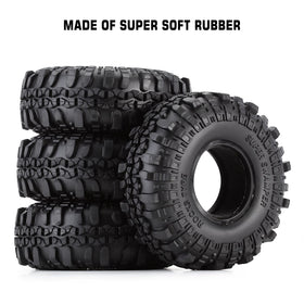 INJORA RC Tires tread detail emphasizes durability and wear resistance.