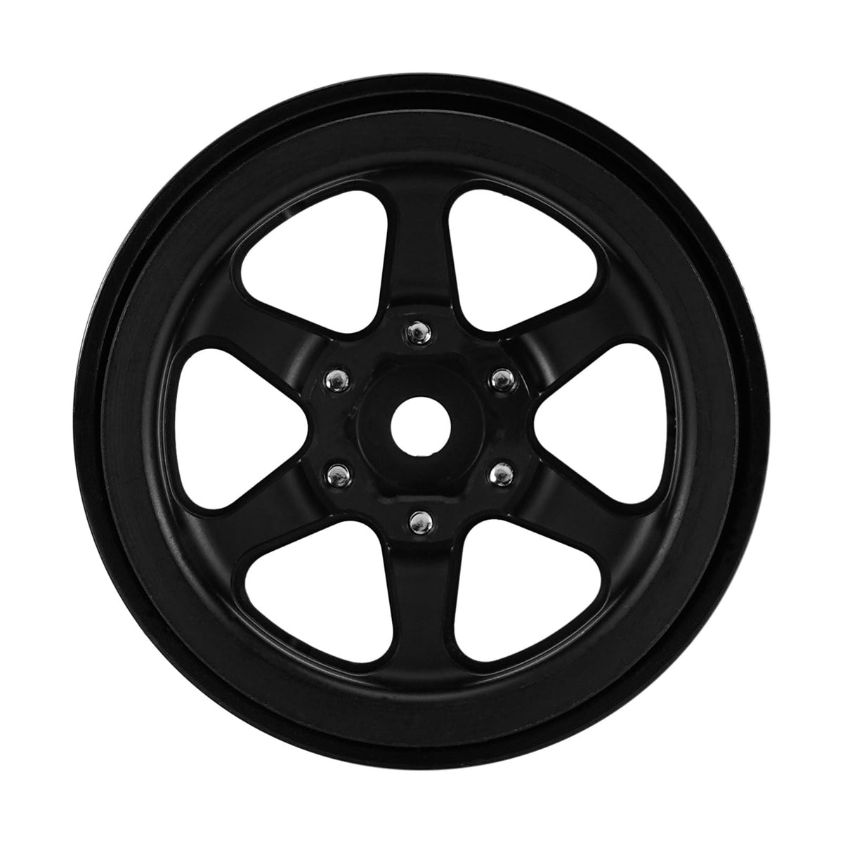 INJORA matte black finish upgrades appearance while concealing dirt during outdoor runs.