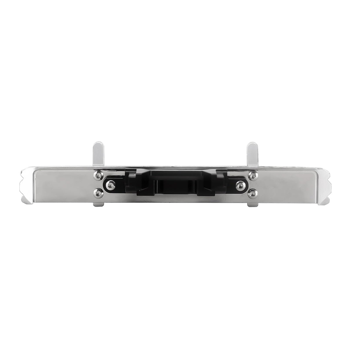 INJORA rear bumper with removable tow hitch for trail recovery on TRX4M