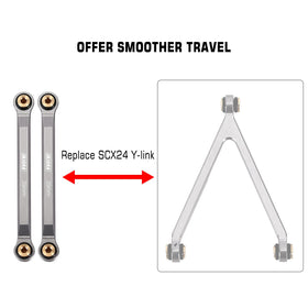 INJORA replacement links replace plastic Y link for more durable performance