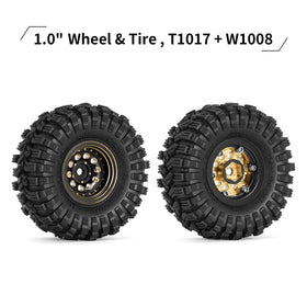 INJORA S5 crawler tire 1.0 inch 58x24mm provides strong grip on loose dirt