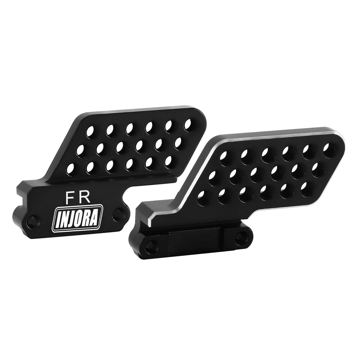 CNC aluminum construction with black anodized finish for durability and a sleek look.