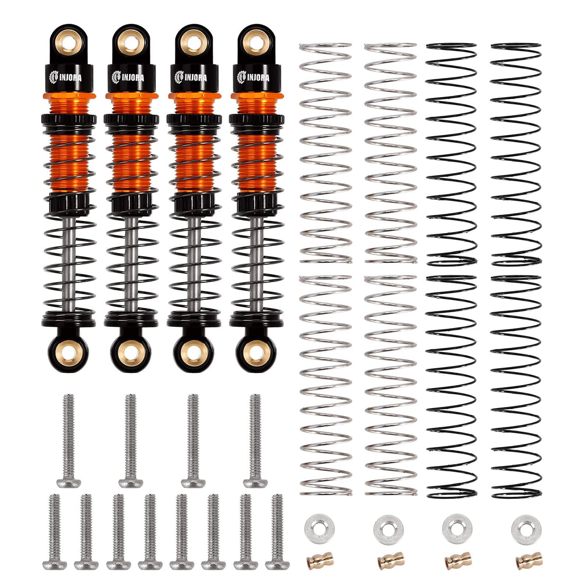 Internal bladder seals detail on INJORA shocks for consistent rebound.
