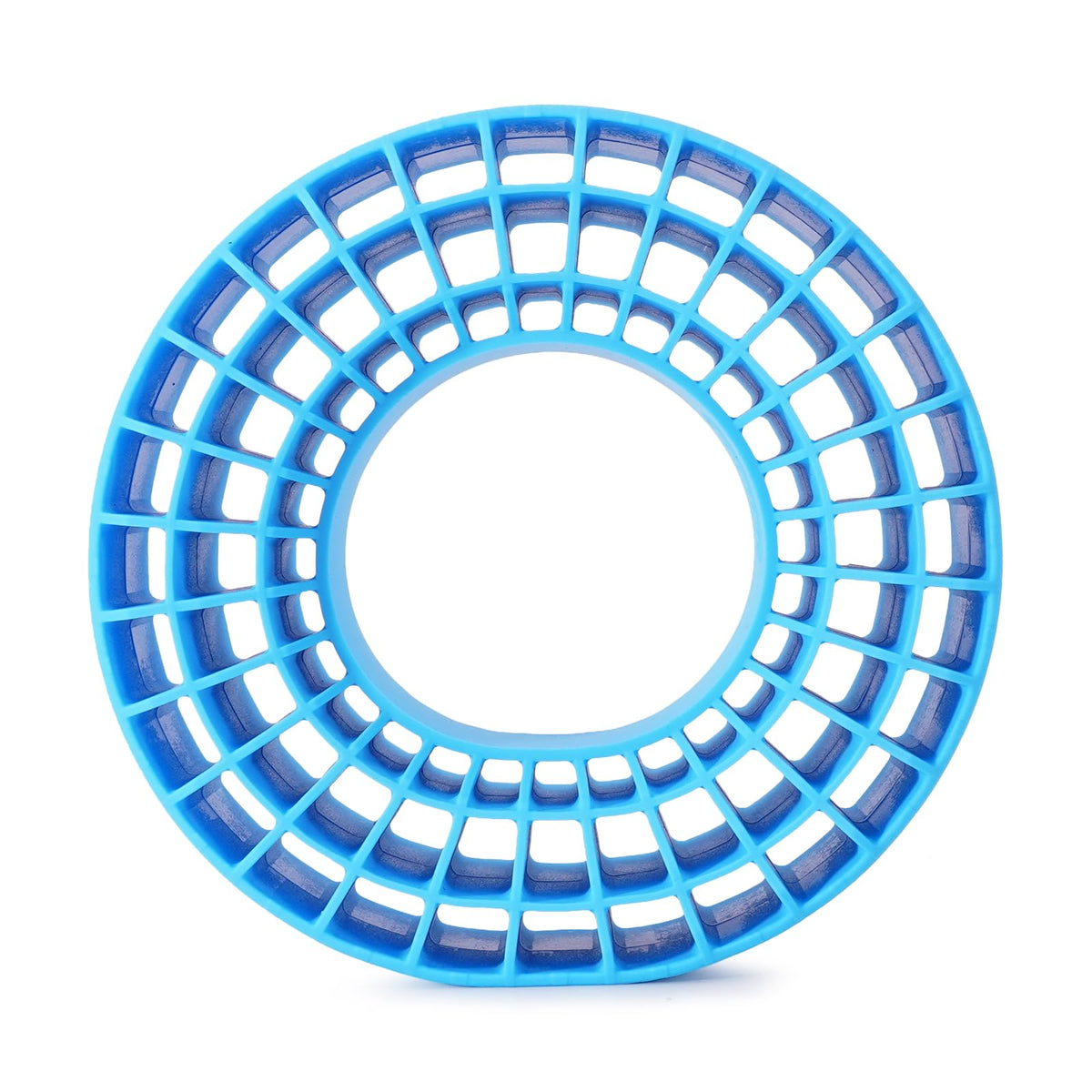 INJORA blue silicone foam material close-up emphasizing waterproof and heat resistance.