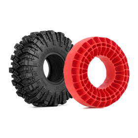 INJORA durable silicone insert resists water and temperature changes on 118-122mm wheels