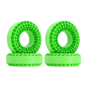 INJORA silicone rubber insert yellow for RC crawlers enhances sidewall support and grip