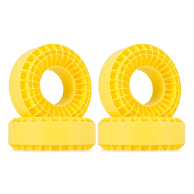 INJORA yellow soft silicone rubber insert for 118-122mm tires improves grip on lightweight RC crawlers