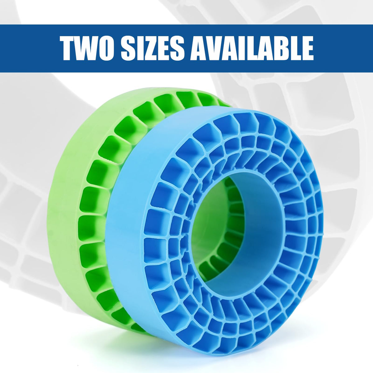 INJORA blue silicone inserts offer durable performance for RC tires.