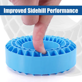 INJORA blue silicone inserts are waterproof and heat resistant.