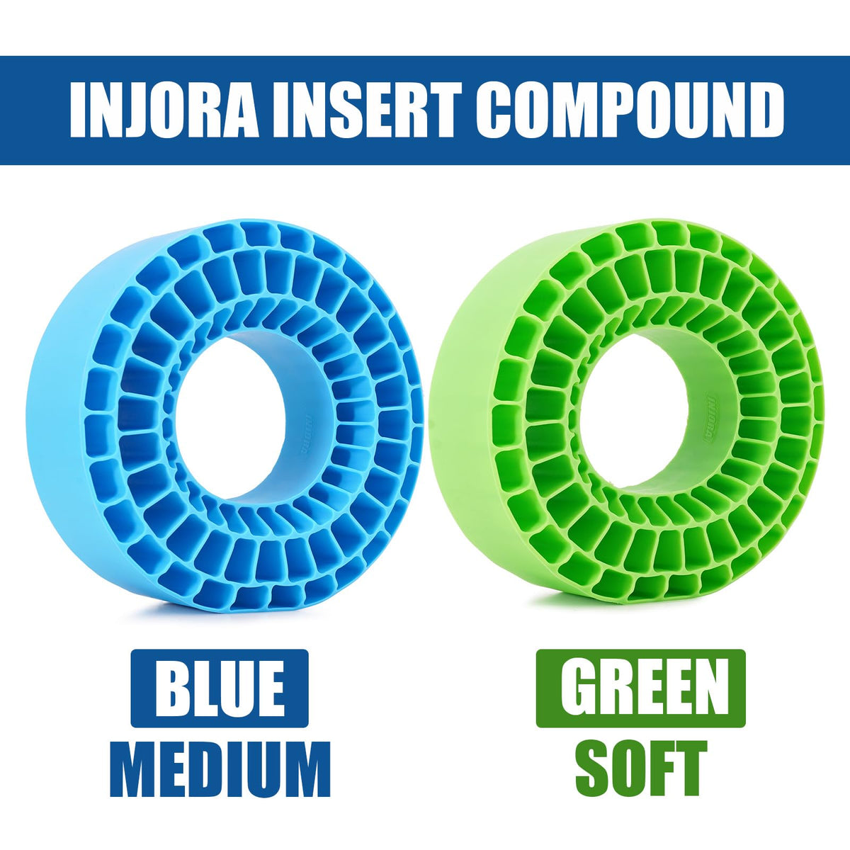 INJORA inserts in crawling setup illustrate improved traction