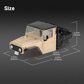 INJORA six-color options including sandy taupe to customize your RC car.