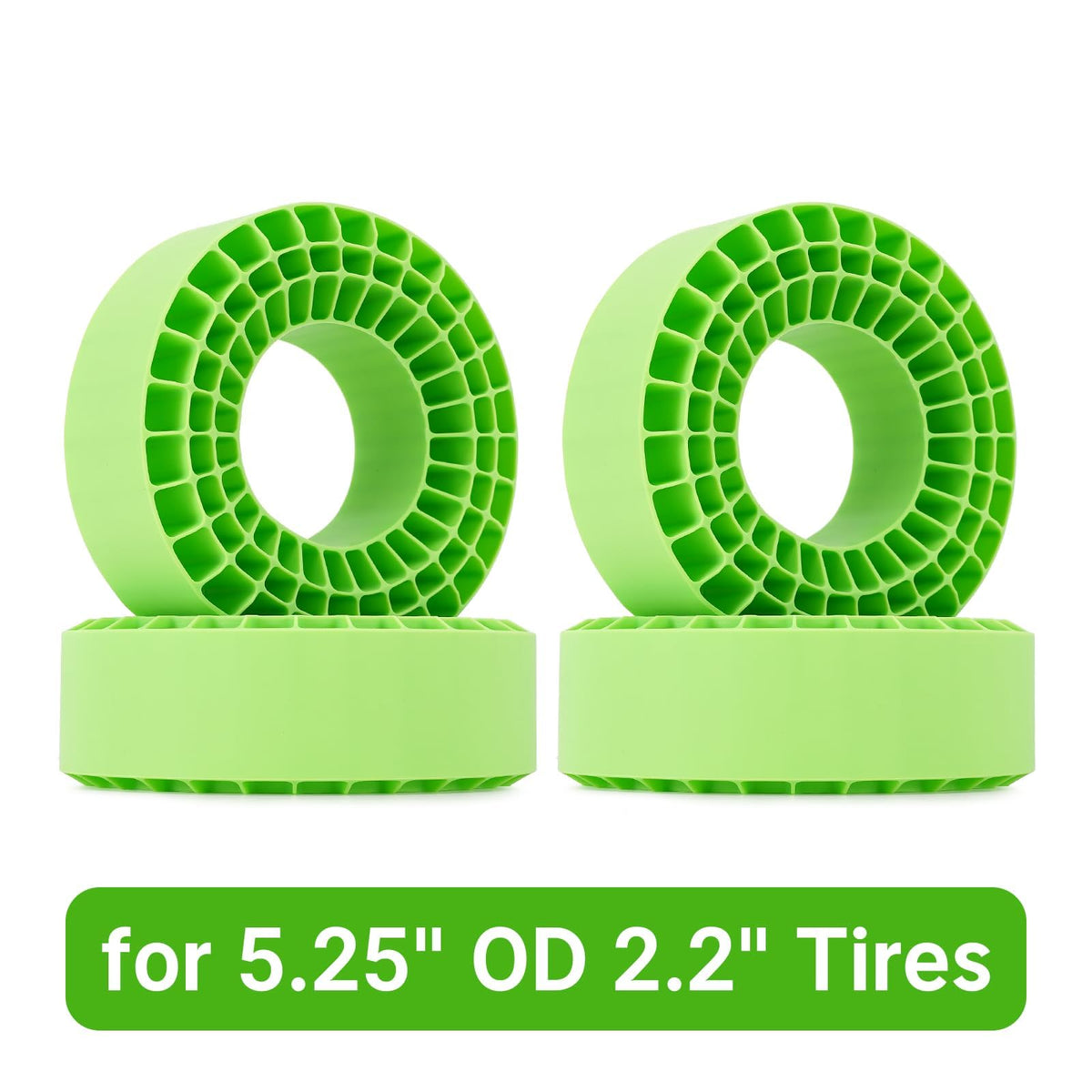 INJORA inserts help maintain tire shape during compression cycles.