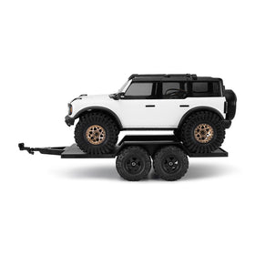INJORA towing-capacity demo image shows versatile transport for RC gear.
