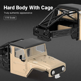 INJORA TRX4M Bronco Defender rear cage adds durability during outdoor runs.