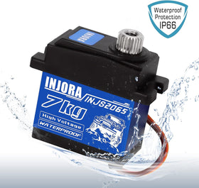 INJORA high torque digital control delivers precise position feedback