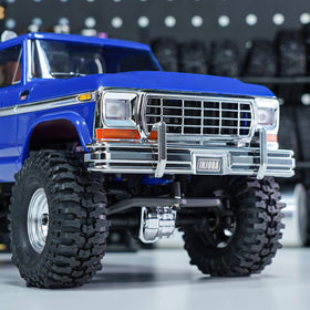 INJORA TRX4M High Trail F150 bumper upgrade on 1/18 scale