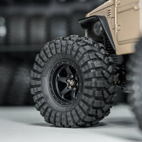 INJORA TRX4M/SCX24 upgrade wheel for compatible RC crawlers.