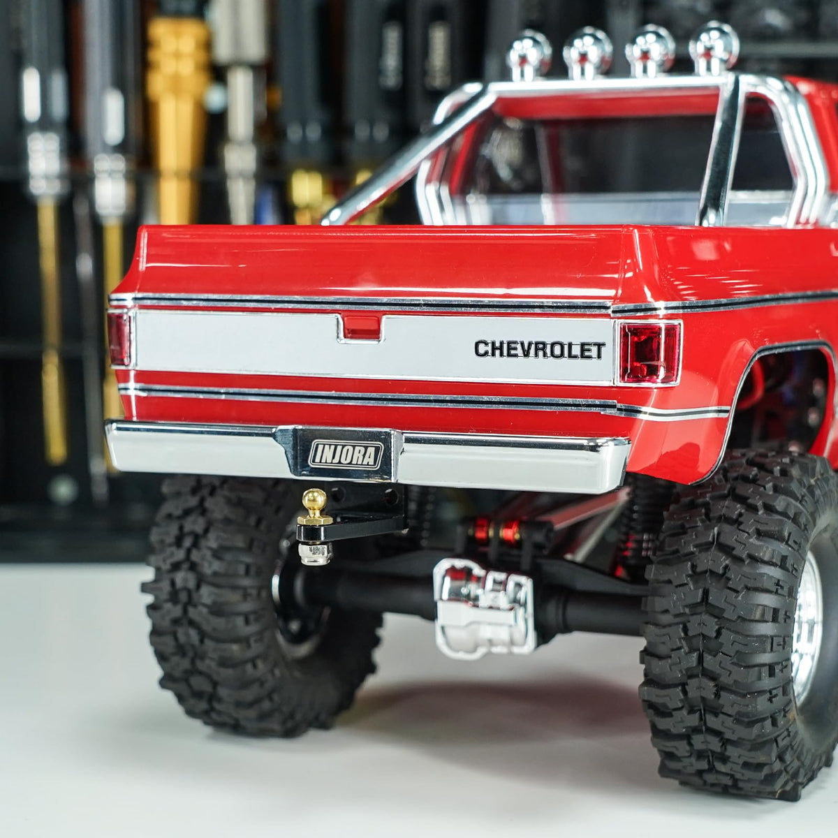 INJORA TRX4M upgrade bumper ensures stock body compatibility without modification.