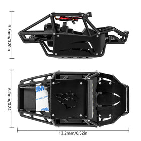 INJORA unassembled nylon buggy shell for easy hobby assembly.