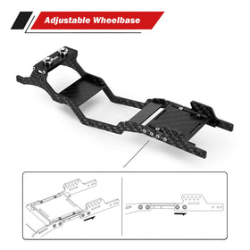Magnetic body mount feature on INJORA frame enables quick body swaps