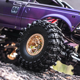 INJORA four-pack brass beadlock wheels for RC crawlers