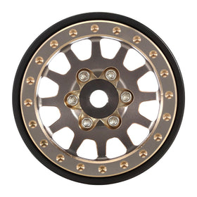 INJORA weight-at-lowest-point wheels add stability on rough terrain