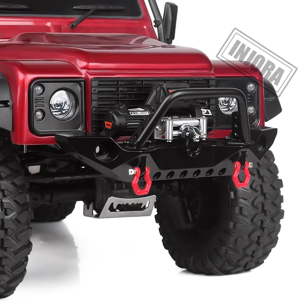 INJORA winch package includes controller and winch for quick setup