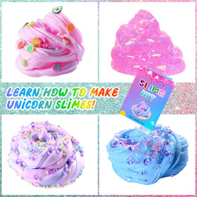 inksbui Confetti Slime Kit foam slime for tactile play and squishy textures
