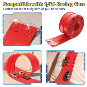 INKZOO Diecast 1/64 compatibility lets kids race existing cars.