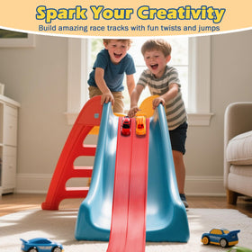 INKZOO Suction cups hold the track on smooth surfaces.