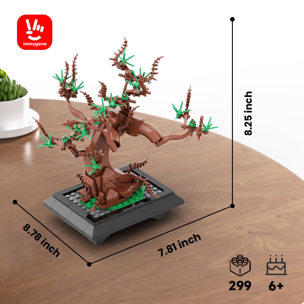 Inmygene Willow Tree Bonsai Building Set packaging hints at a ready-to-build experience.